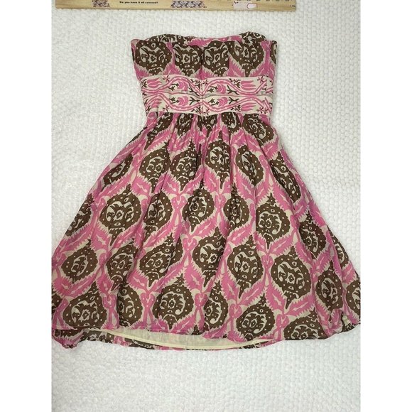 Plenty by Tracy Reese Sz 2 Fit & Flare Strapless - Picture 6 of 11